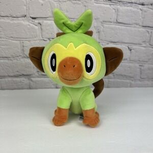 Pokemon Official‎ 8.5"Plush Grookey Plush WCT Wicked Cool Toys Green Brown Soft